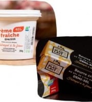 La Ferme de Blas'Lait - Lot Beurre cru demi-sel 200g + Crème fraîche épaisse 40%MG