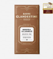 Barre Clandestine - Tablette de chocolat noire lactée - Morropón & Lait caramélisé - bean to bar