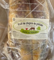 Ferme du Vidalies - [Précommande] Roulé de chapon de pintade farce fruits secs ≈ 2 kg