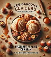 Les Garçons Glaciers - Pot Crème Glacée Praliné noisette 500ml