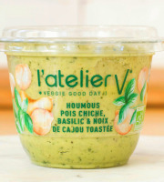 L'Atelier V* - Houmous de pois chiche, basilic & noix de cajou toastée