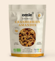 Omie - Granola cranberries amandes - avoine français - 330 g