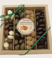 Nougats Laurmar - Coffret Amandes enrobées de chocolat
