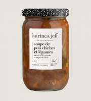 Karine & Jeff - Soupe de pois chiches et légumes 6x680g