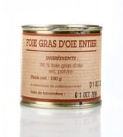 Ferme de la Garrigue Haute - Foie gras d’oie entier en conserve 100g
