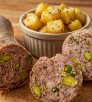 Le Cochon Sans Cochonnerie - Saucisson à cuire pistaché sans nitrite 450g