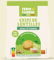 Ferme Joos - Chips de lentilles crème et oignons