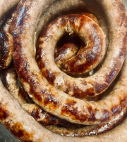 Maison Biau - [Précommande] Saucisse fraîche aux herbes de porc noir 500g