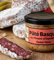 Charcuterie Aubard - Lot de 4 Paté basque au Piment d'Espelette 4x180g