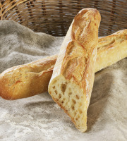 Maison Boulanger - demi baguette à l'ancienne  précuite surgelée par 3