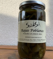 Salsamour - Rajas poblanas non piquante 400g net ( tranches)