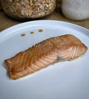 L'atelier Sea Frais - Pavé de saumon Atlantique fumé à chaud au bois de Hickory  sauce Terikayi