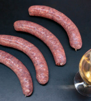 Nemrod - Saucisses de Sanglier au Riesling (Par 4) (130g/pièce - 520g/colis)