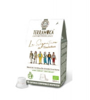 TERRAMOKA - Café LA SIGNATURE x15 Capsules Home Compost type Nespresso  x5