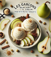 Les Garçons Glaciers - Sorbet BIO Poire pépites de chocolat 500ml