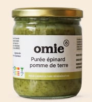 Omie - Purée épinard pomme de terre bio - épinards de Dordogne - 380 g