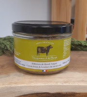 Des Hommes et des Boeufs - Rillettes de bœuf Angus aux cornichons et graines de moutarde - 180 g