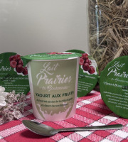 Lait Prairies du Boulonnais - Yaourt brassé à la cerise x4