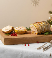 Maison Lascours - Rôti de Chapon au Foie Gras (Demi Chapon précuit à basse température)