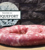 Cote2boeuf - [Précommande] Saucisse fraîche au Roquefort sans nitrites