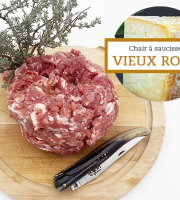 Cote2boeuf - [Précommande] Chair à saucisse au Vieux Rodez sans nitrite