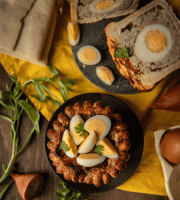 NONAM® par Manon Montessuit - 2 tranches de Pâté-(en)-Croûte de Pâques