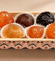 Nougats Laurmar - Coffret bois fruits confits glacés