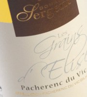 Domaine Sergent - Pacherenc du Vic Bilh ''Les Grains d'Elise'' 2023 - Lot de 6 bouteilles