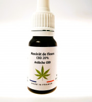 Ferme de Pourcier - Huile CBD 20% - Macérât de Fleurs - 10ml