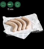 Nemrod - Saucisse Blanche de Sanglier au fromage x4