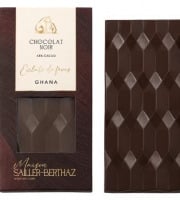 Maison Sailler Berthaz - Tablette chocolat noir 68% & éclats de fèves de cacao
