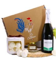 Le safran - l'or rouge des Ardennes - Coffret cadeau Champagne-Meringues