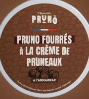 Pruno - Pruneaux fourrés à la crème de pruneaux à l'Armagnac - Boîte 325g