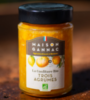 Maison Gannac - Confiture Bio aux trois agrumes - 210 gr