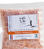Artisans du Sel - Fleur de Sel de Guérande au Piment d'Espelette 100g