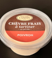 La Fromagerie Marie-Anne Cantin - Chèvre frais à tartiner poivron