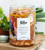 Sillon Conserverie - Cassoulet, Saucisses de Couenne et Manchons de Canard 730g