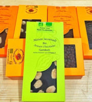 Ferme des Fabres, Vos Manges Gardiens - Chocolat BIO Noir Amandes 100g