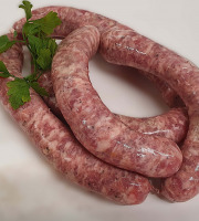 Ferme de la Paumerais - SAUCISSE FRAICHE DE PORC AUX HERBES - 1 Kg