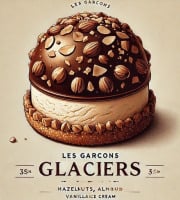 Les Garçons Glaciers - Lot de 4 Goûter vanille/chocolat noir