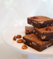 Invitation au Délice - Brownies Chocolat Noir et Noix de Pécan - Lot de 4