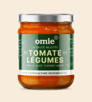 Omie - Sauce tomates aux 5 légumes bio - tomates plein champs du sud de la France - 190 g