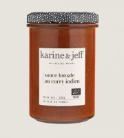 Karine & Jeff - Sauce tomate au curry indien 6x200g