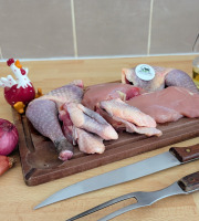 Fermette des Landes - Pintade fermiere découpée 1,2 kg