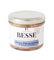 Foie Gras BESSE - Terrine d'oie au Muscat de Beaumes de Venise 100g