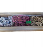 La confiserie d’antan 100% bio - 3 compartiments mélanges Amande caramélisées - 100 gr