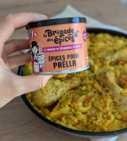 La Brigade des Epices - Épices pour paëlla au safran (3,2%) - 40g