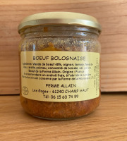 Ferme ALLAIN - Boeuf bolognaise 300g