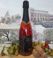 Cave Creuzet - Les Caves aux Caux - Méthode ancestrale Rosé "Bulles Antiques" - Sans additif - Sans sulfites ajoutés