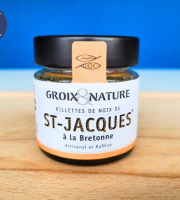 La Criée d'à Côté - Rillettes de Noix de Saint Jacques à la Bretonne - Groix & Nature - 100g